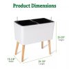 Ava Self-Watering Rectangular Planter  |   Indoor Pots and Planters INDOOR GARDEN Indoor Pots & Planters