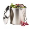 Brushed Stainless Steel Compost Pail  |   Compost Pails Compost Pails Compost Pails