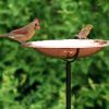 Copper Birdbath with Stake  |   Bird Baths Bird Baths Bird Baths