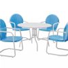 Crosley Griffith Metal Five-Piece Outdoor Dining Set  |   Dining Tables & Sets Dining Tables & Sets Dining Tables & Sets