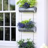 Galvanized Hanging Triple Planter  |   Indoor Pots and Planters INDOOR GARDEN Indoor Pots & Planters