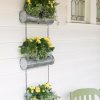 Galvanized Hanging Triple Planter  |   Indoor Pots and Planters INDOOR GARDEN Indoor Pots & Planters