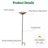 Glass Flower Butterfly Feeder Stake  |   Wildlife Shelters Wildlife Shelters Wildlife Shelters