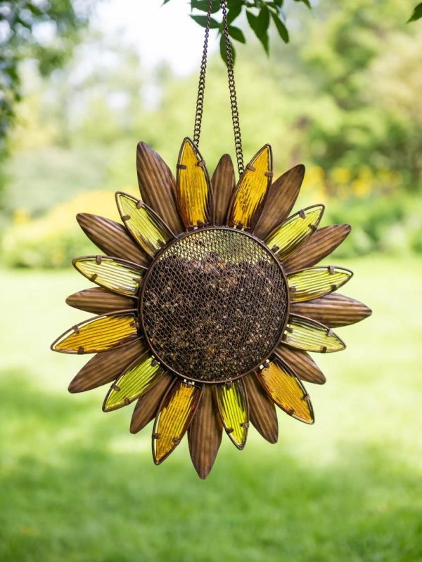 Glass Petal Sunflower Bird Feeder  |   Bird Feeders Bird Feeders Bird Feeders