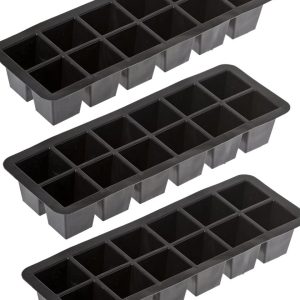 GrowEase 12 Replacement Planting Trays, Set of 3  |   Seed Starting Accessories INDOOR GARDEN Seed Starting Accessories