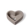 Heart-Shaped Concrete Tabletop Planter  |   Indoor Pots and Planters INDOOR GARDEN Indoor Pots & Planters