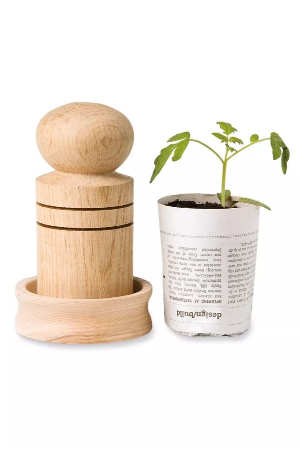 Paper Pot Maker  |   Seed Starting Pots & Kits INDOOR GARDEN Seed Starting Pots & Kits