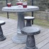 Patio Set, Round Table & 4  Stools  |   Dining Tables & Sets Dining Tables & Sets Dining Tables & Sets