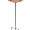 Pure Copper Bird Bath with Two Copper Birds and Multipronged Garden Pole  |   Bird Baths Bird Baths Bird Baths