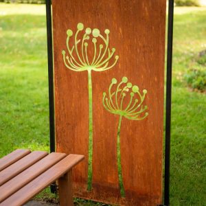 Queen Anne’s Lace Corten Steel Screen  |   Fences & Privacy Screens Fences & Privacy Screens Fences & Privacy Screens