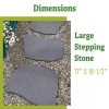 Recycled Rubber Flagstone Stepping Stone  |   Stepping Stones Stepping Stones Stepping Stones