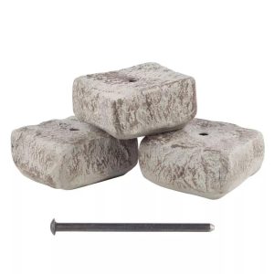 Rock Lock Interlocking Garden System, Ends, Set of 3  |   Edgings & Mulches Edgings & Mulches