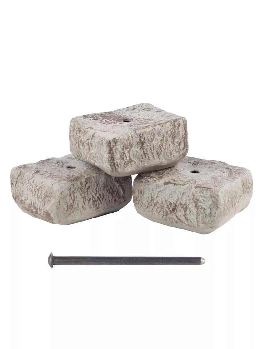 Rock Lock Interlocking Garden System, Ends, Set of 3  |   Edgings & Mulches Edgings & Mulches