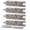 Rock Lock Interlocking Garden System, Straight Sets  |   Edgings & Mulches YARD & OUTDOORS