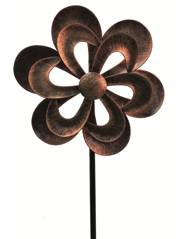 Rose Dual Wind Spinner  |   Decorative Garden Stakes Decorative Garden Stakes Decorative Garden Stakes