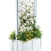 Separate Flower Box With Trellis  |   Indoor Pots and Planters INDOOR GARDEN Indoor Pots & Planters