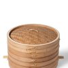 Stackable Bamboo Harvest Storage Basket with Lid  |   Harvest Storage Harvest Storage Harvest Storage