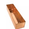 Tall Rectangular Copper Plant Tray, 18″ x 5″ x 4″  |   Indoor Pots and Planters INDOOR GARDEN Indoor Pots & Planters