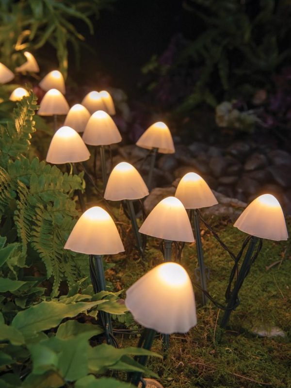 Tiny Mushroom Stake Lights  |   Outdoor String Lights Outdoor String Lights Outdoor String Lights