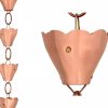 Tulip Pure Copper Rain Chain, 8.5′  |   Weather Tools Weather Tools Weather Tools