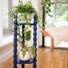 Turned Wood Plant Stand Side Table  |   Plant Stands INDOOR GARDEN Plant Stands