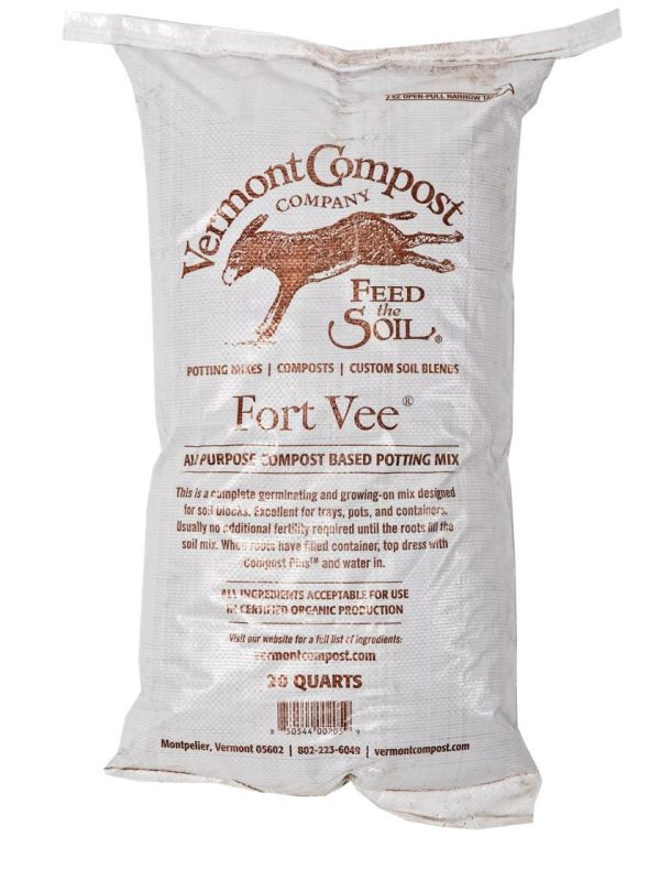 Vermont Compost Company Fort Vee™ Potting Mix, 20 Quarts  |   Soils & Fertilizers for Houseplants INDOOR GARDEN Soils & Fertilizers for Houseplants