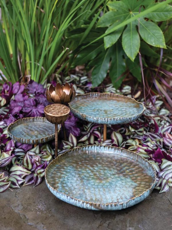 Water Lily Station Birdbath  |   Bird Baths Bird Baths Bird Baths