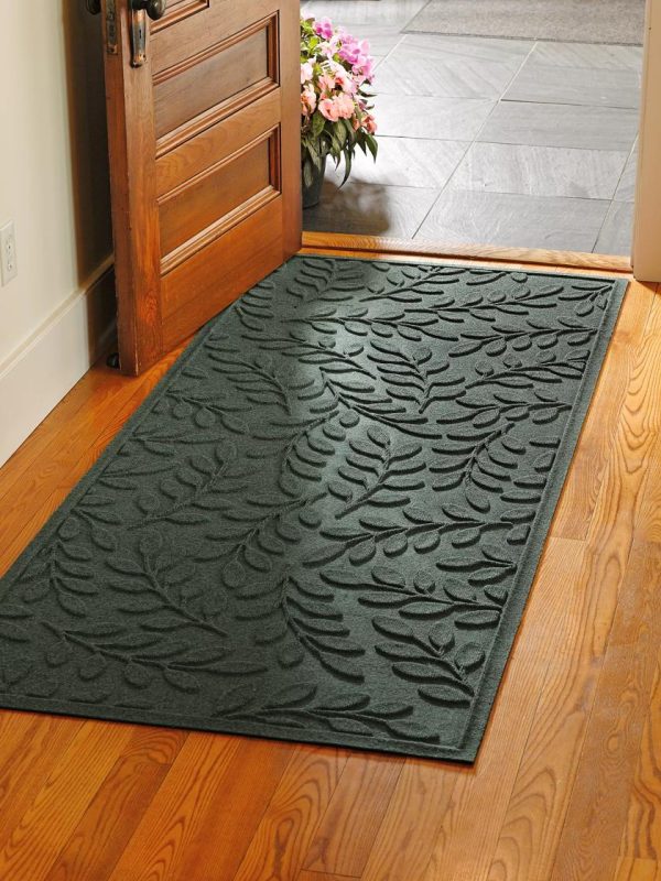 WaterHog Laurel Leaf Runner Mat, 36″ x 84″  |   Indoor/Outdoor Rugs & Mats HOME & KITCHEN Indoor/Outdoor Rugs & Mats