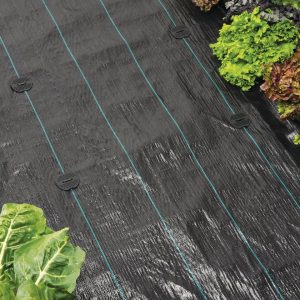 Weed Mat with Ground Staples, 3.25′ x 98’  |   Edgings & Mulches Edgings & Mulches