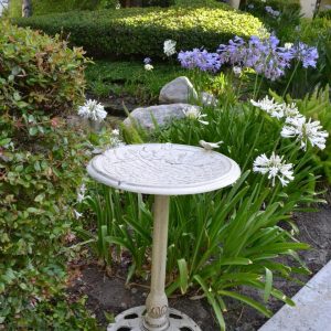 Twin Bird Floral Motif Birdbath  |   Bird Baths Bird Baths Bird Baths