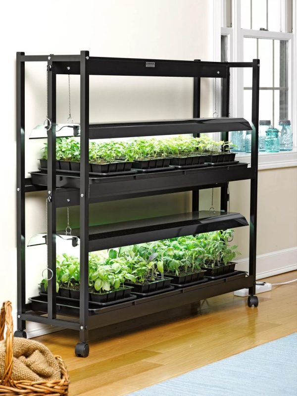 2-Tier SunLite® Garden  |   Grow Light Stands Grow Light Stands Grow Light Stands